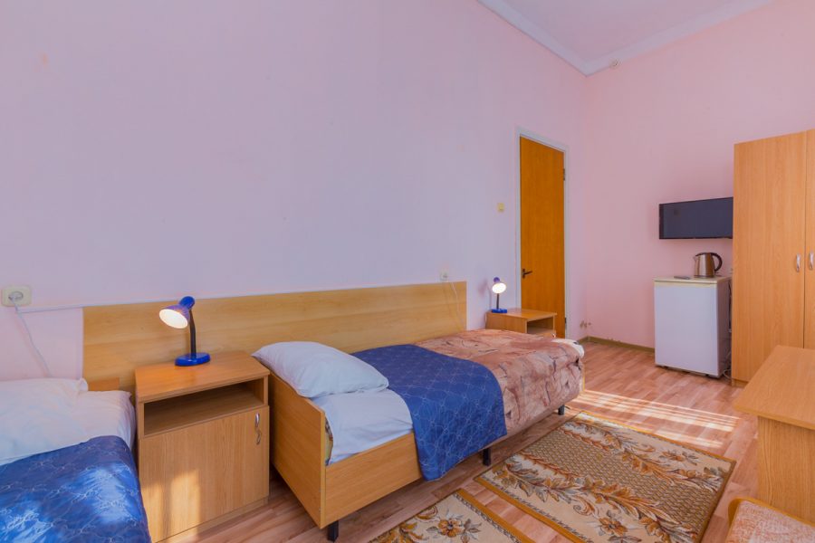 Двухместный номер без балкона в санатории Надежда в городе Ессентуки - фотография