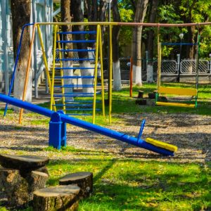 Детская площадка в санатории Надежда в городе Ессентуки - фотография