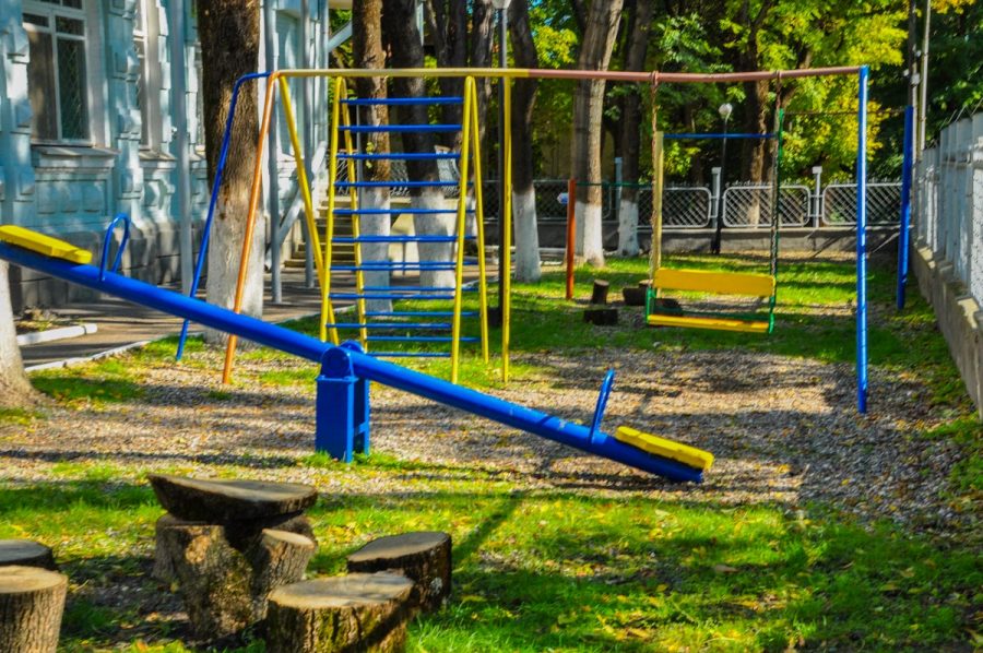 Детская площадка в санатории Надежда в городе Ессентуки - фотография