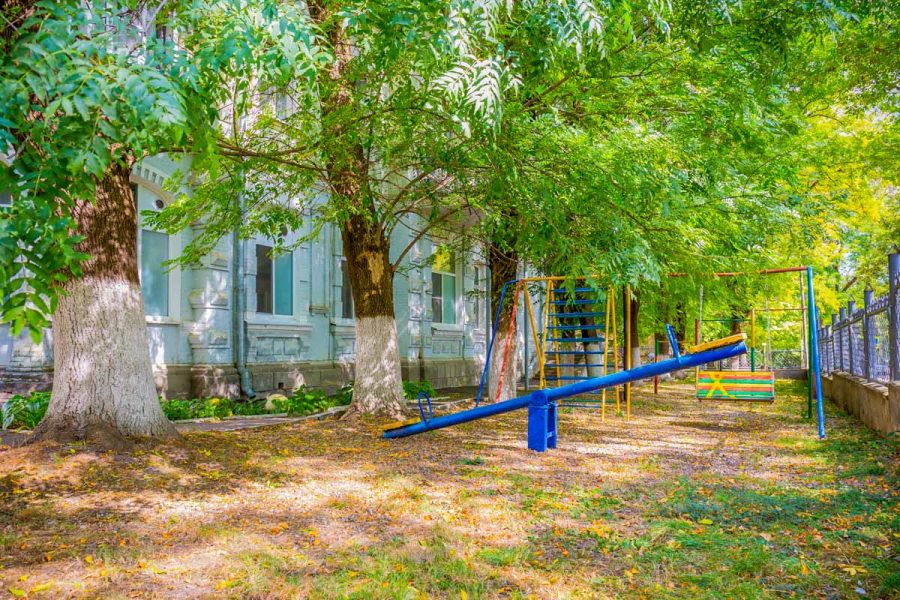 Детская площадка в санатории Надежда в городе Ессентуки - фотография