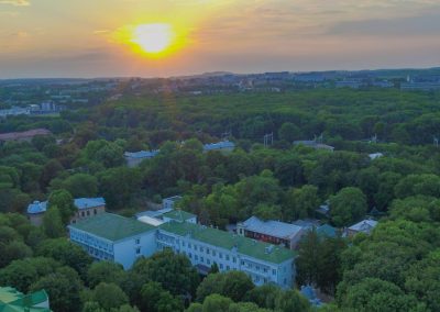 Общий вид санатория Надежда в городе Ессентуки - фотография