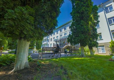 Территория в санатории Надежда в городе Ессентуки - фотография