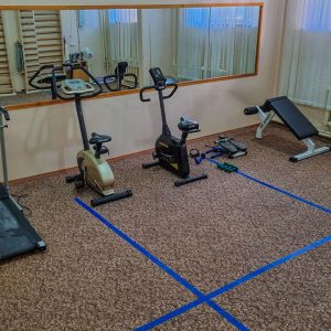 Тренажерный зал в санатории Надежда в городе Ессентуки - фотография