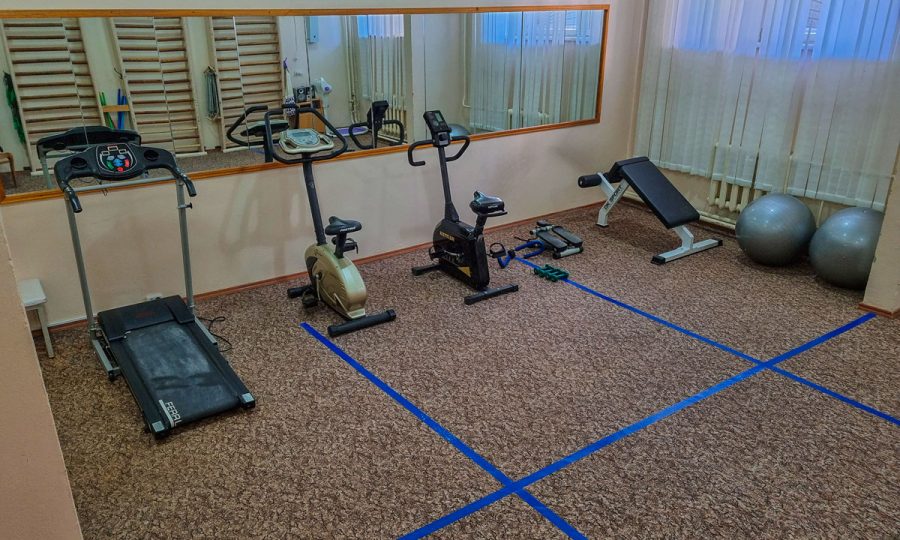 Тренажерный зал в санатории Надежда в городе Ессентуки - фотография