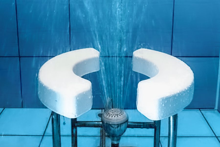 Восходящий душ в санатории - фотография